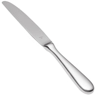 World Tableware 213 2701 Baguette 9 3/4" 18/0 Stainless Steel Heavy Weight Serrated Hollow Handle Dinner Knife - 12/Pack