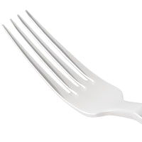 Bon Chef S3706 Roman 8 1/8" 18/10 Stainless Steel Extra Heavy European Size Dinner Fork - 12/Pack