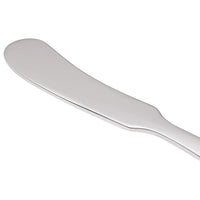 Reed & Barton RB125-053 Sea Shells 5 3/4" 18/10 Stainless Steel Extra Heavy Weight Butter Knife / Spreader - 12/Pack