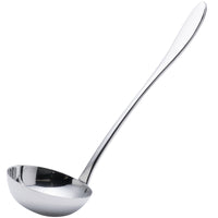 Chef & Sommelier T0425 Lazzo 3.5 oz. 18/10 Stainless Steel Extra Heavy Weight Soup Ladle by Arc Cardinal - 6/Pack