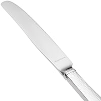 Reed & Barton RB127-5921 Silver Echo 9 1/2" 18/10 Stainless Steel Extra Heavy Weight Dinner Knife - 12/Pack