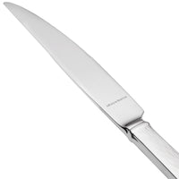 Reed & Barton RB127-5762 Silver Echo 9 1/2" 18/10 Stainless Steel Extra Heavy Weight Steak Knife - 12/Pack