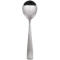 Reed & Barton RB126-016 Silver Birch 6" 18/10 Stainless Steel Extra Heavy Weight Bouillon Spoon - 12/Pack