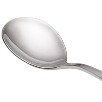 Reed & Barton RB126-016 Silver Birch 6" 18/10 Stainless Steel Extra Heavy Weight Bouillon Spoon - 12/Pack