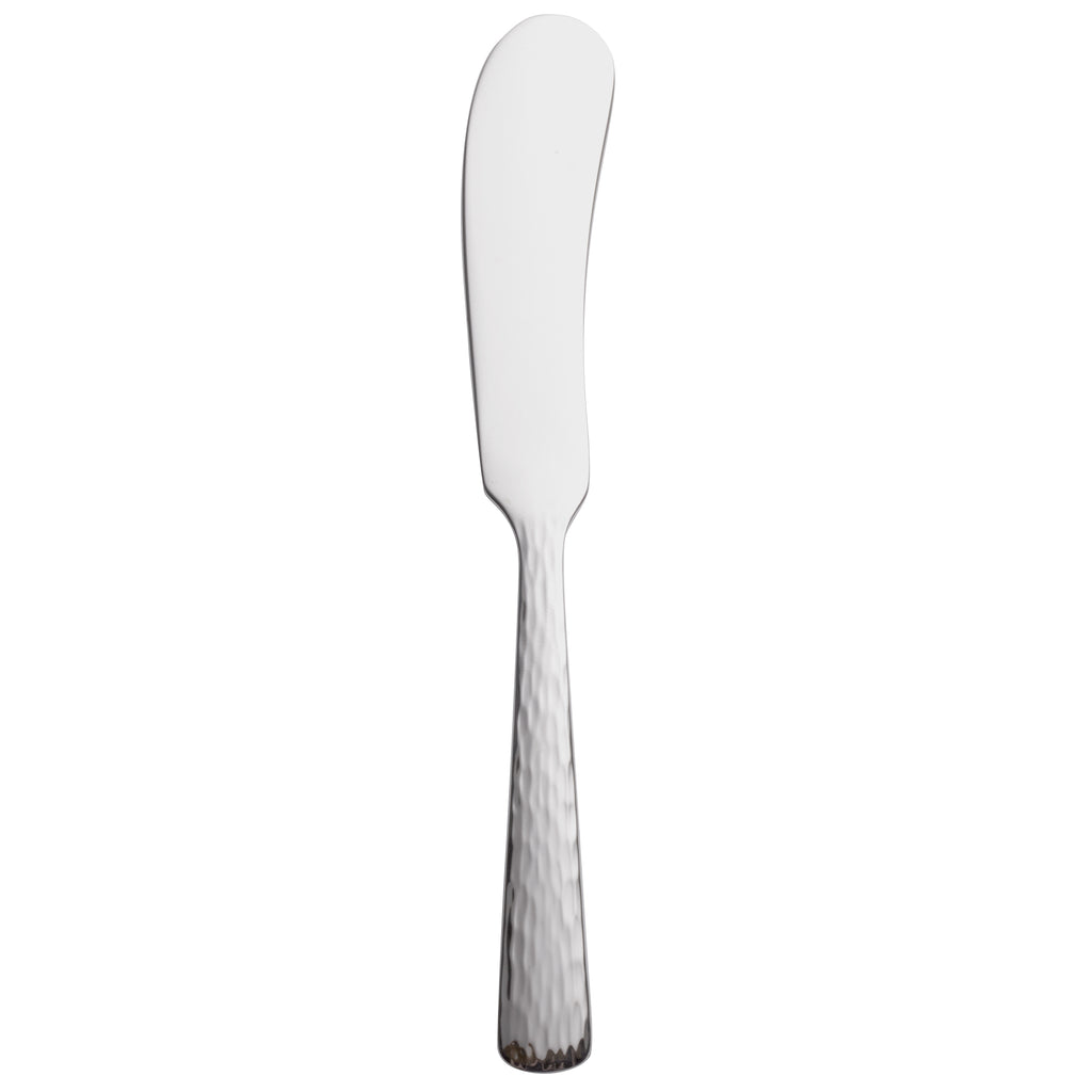 Reed & Barton RB127-053 Silver Echo 5 3/4" 18/10 Stainless Steel Extra Heavy Weight Butter Knife / Spreader - 12/Pack