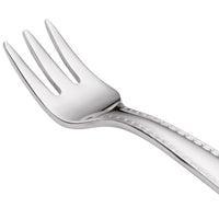 Reed & Barton RB128-029 Stitch 5 1/2" 18/10 Stainless Steel Extra Heavy Weight Cocktail Fork - 12/Pack