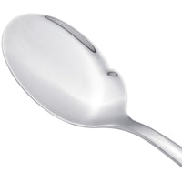 Arcoroc T1822 Vesca 7 1/8" 18/10 Stainless Steel Extra Heavy Weight Sauce Spoon by Arc Cardinal - 12/Pack
