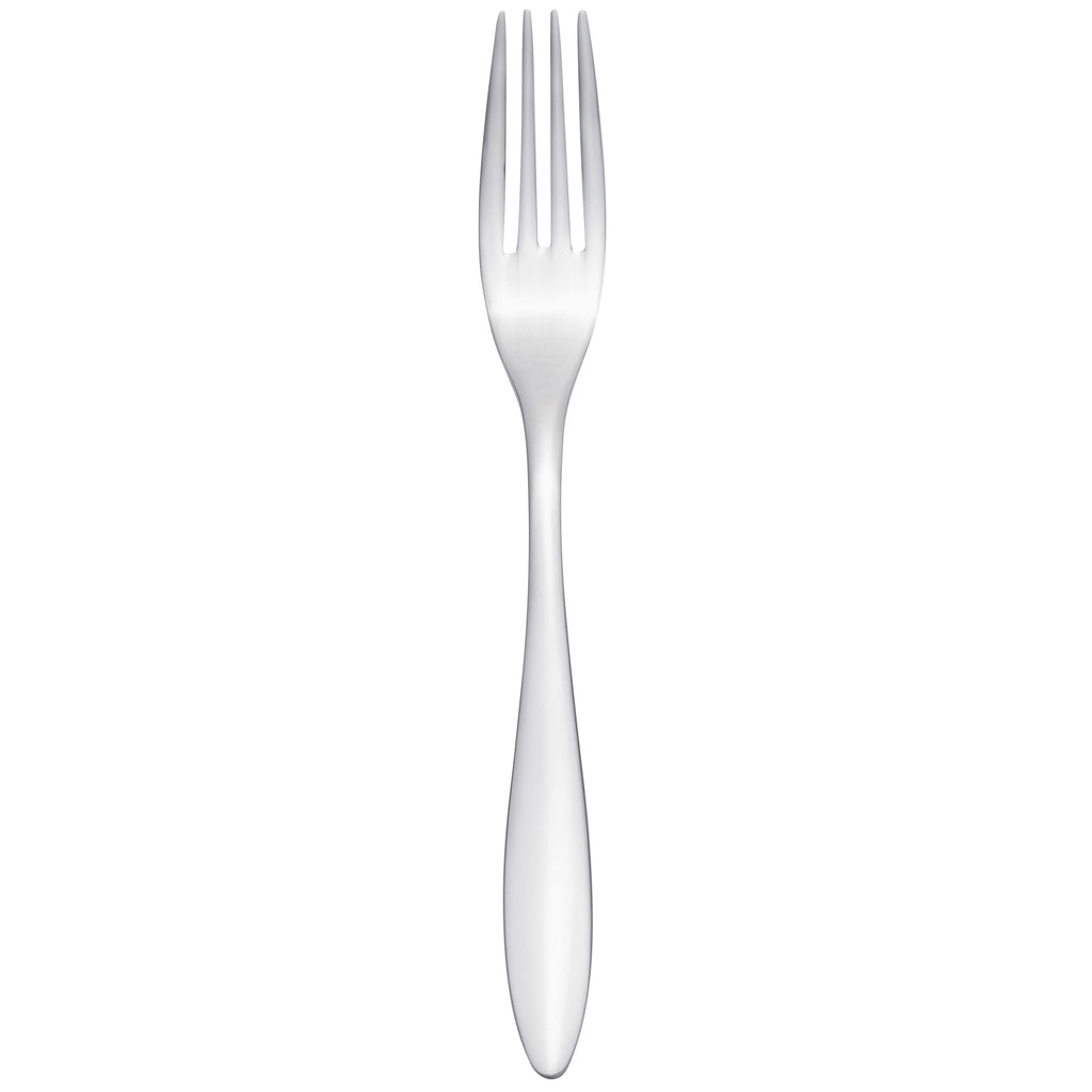 Arcoroc T3805 Nuovo 7 1/4" 18/10 Stainless Steel Extra Heavy Weight Dessert Fork by Arc Cardinal - 12/Pack