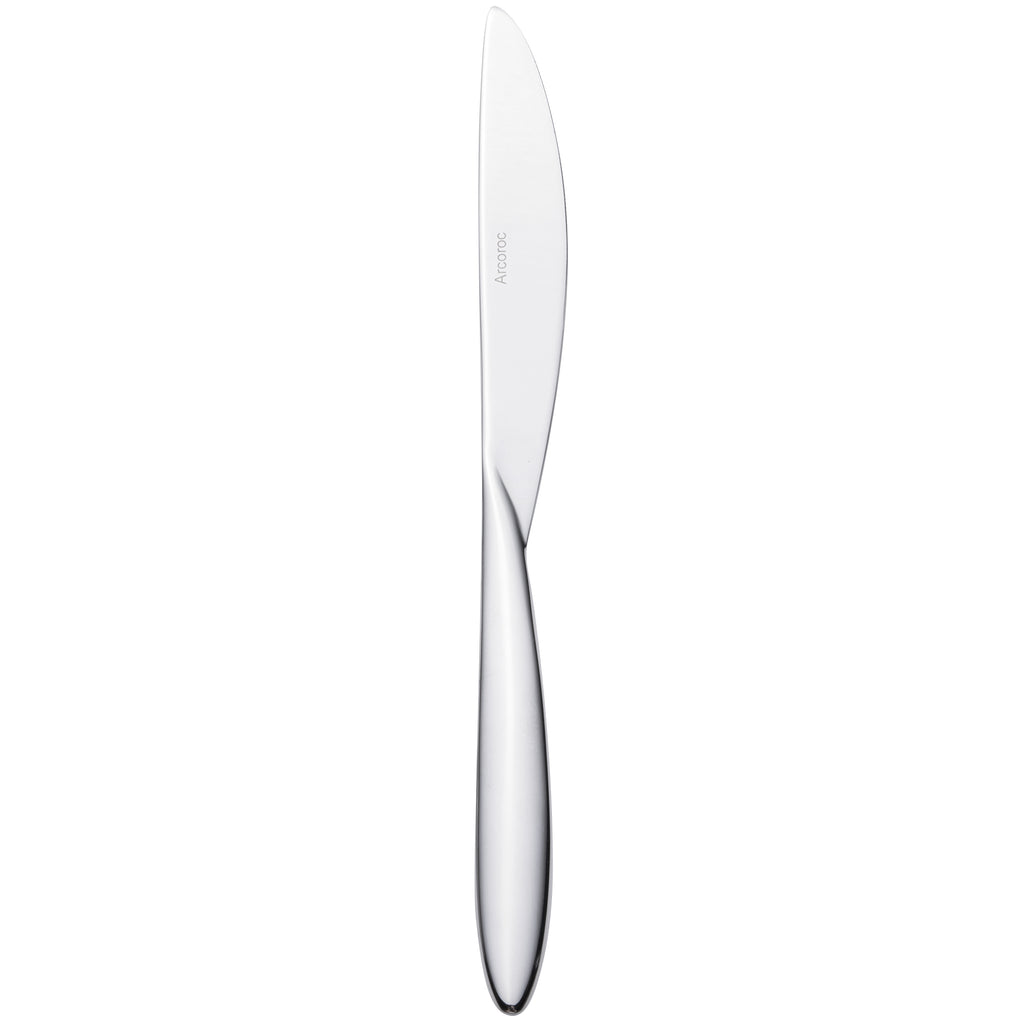 Arcoroc T3808 Nuovo 8 1/4" 18/10 Stainless Steel Extra Heavy Weight Dessert Knife by Arc Cardinal - 12/Pack