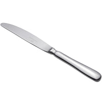 Chef & Sommelier T4908 Renzo 8 3/8" 18/10 Stainless Steel Extra Heavy Weight Solid Handle Dessert Knife by Arc Cardinal - 12/Pack