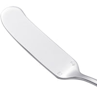 Chef & Sommelier T4927 Renzo 6 1/2" 18/10 Stainless Steel Extra Heavy Weight Butter Spreader by Arc Cardinal - 12/Pack