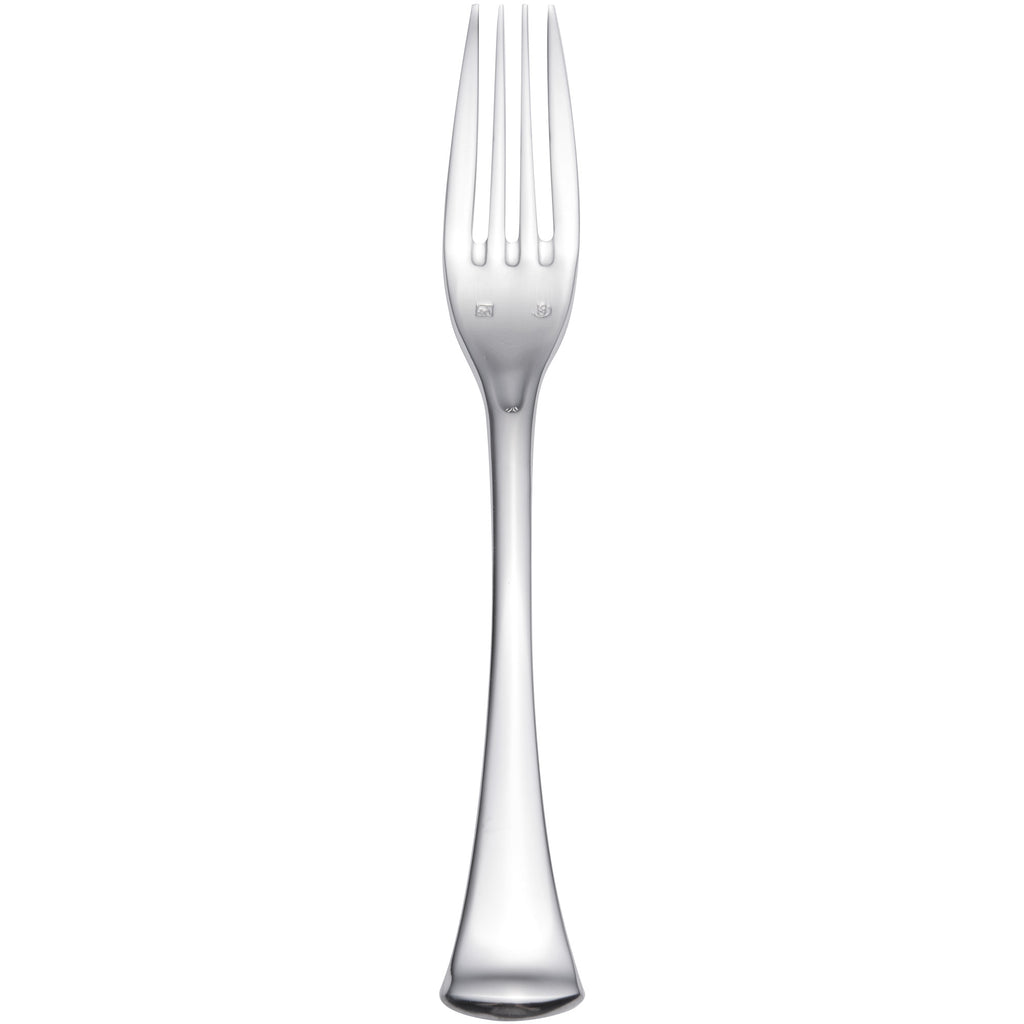 Chef & Sommelier T5105 Diaz 7 1/4" 18/10 Stainless Steel Extra Heavy Weight Dessert Fork by Arc Cardinal - 12/Pack