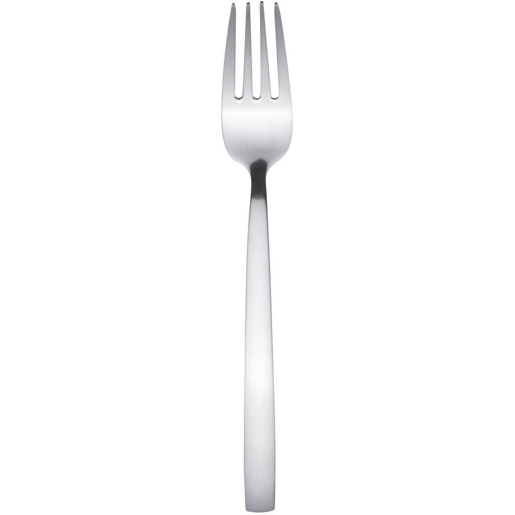 Arcoroc T7801 Satineo 8 1/4" 18/0 Stainless Steel Heavy Weight Dinner Fork by Arc Cardinal - 12/Pack