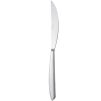 Arcoroc T7808 Satineo 8 1/4" 18/0 Stainless Steel Heavy Weight Solid Handle Dessert Knife by Arc Cardinal - 12/Pack