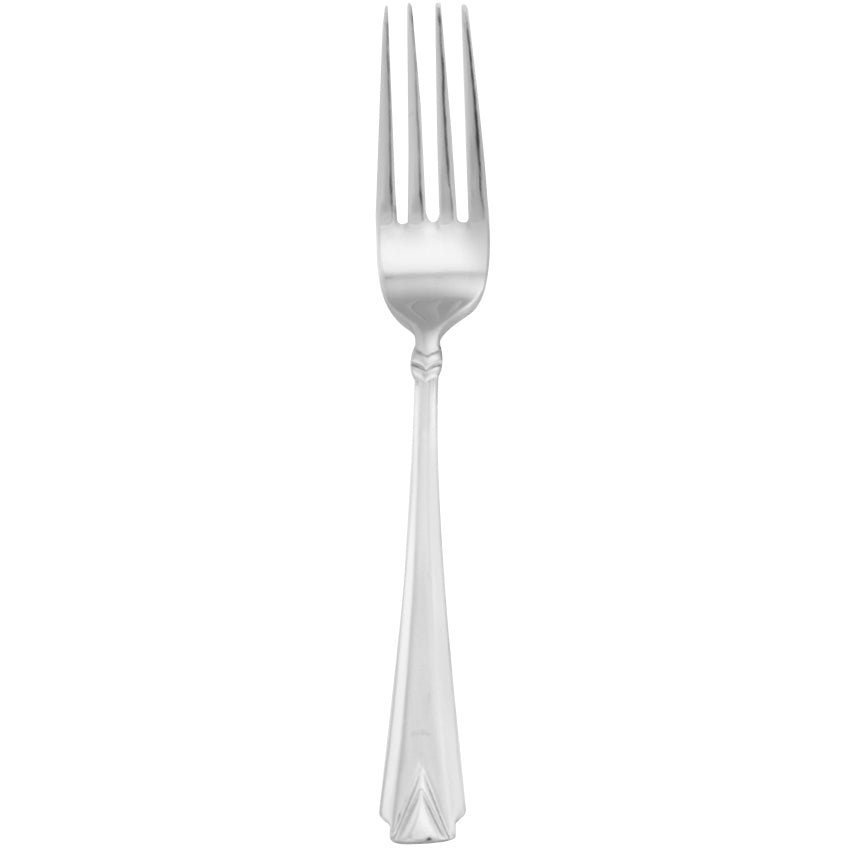 Walco 2605 Athenian 7 5/8" 18/10 Stainless Steel Extra Heavy Weight Dinner Fork - 12/Pack