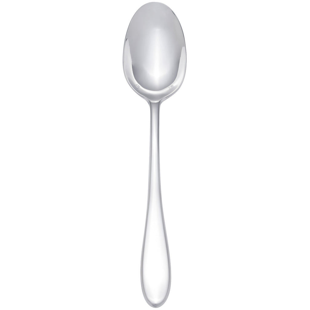 Chef & Sommelier T0417 Lazzo 10 1/8" 18/10 Stainless Steel Extra Heavy Weight Serving Spoon by Arc Cardinal - 12/Pack