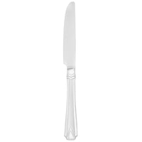 Walco 2645 Athenian 8 13/16" 18/10 Stainless Steel Extra Heavy Weight Dinner Knife - 12/Pack