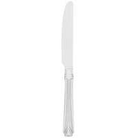 Walco 24651 Athenian 9 3/4" 18/10 Stainless Steel Extra Heavy Weight European Table Knife - 12/Pack