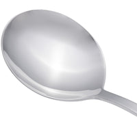 Arcoroc T3609 Latham 6 7/8" 18/10 Stainless Steel Extra Heavy Weight Soup Spoon by Arc Cardinal - 12/Pack