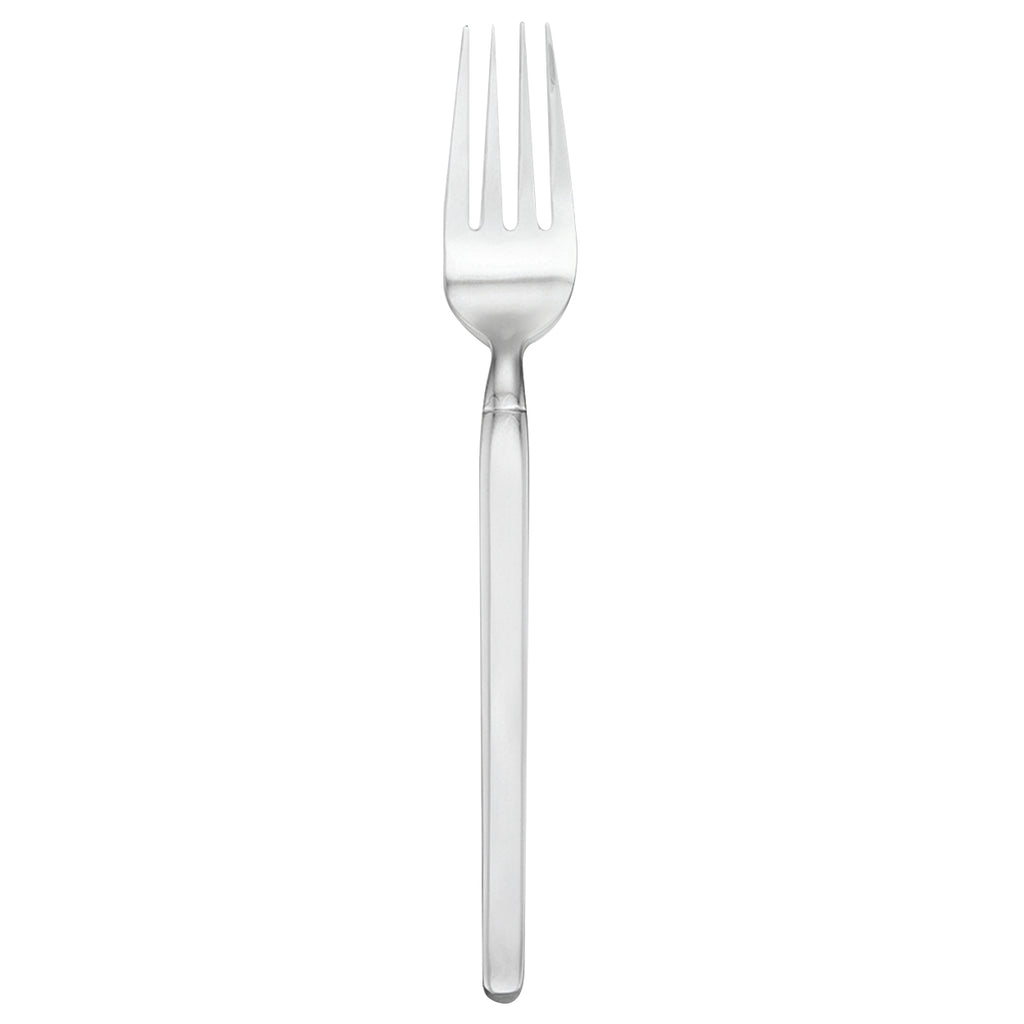 Walco 25051 Vogue 8 1/4" 18/10 Stainless Steel Extra Heavy Weight European Table Fork - 12/Pack