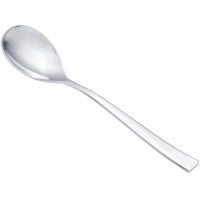 Arcoroc T3611 Latham 4 3/8" 18/10 Stainless Steel Extra Heavy Weight Demitasse Spoon by Arc Cardinal - 12/Pack