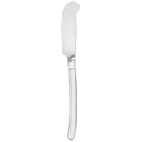 Walco 2511 Vogue 7" 18/10 Stainless Steel Extra Heavy Weight Solid Handle Butter Knife - 12/Pack