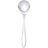 Arcoroc T3809 Nuovo 6 7/8" 18/10 Stainless Steel Extra Heavy Weight Soup Spoon by Arc Cardinal - 12/Pack
