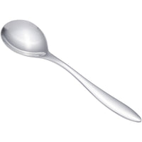 Arcoroc T3809 Nuovo 6 7/8" 18/10 Stainless Steel Extra Heavy Weight Soup Spoon by Arc Cardinal - 12/Pack