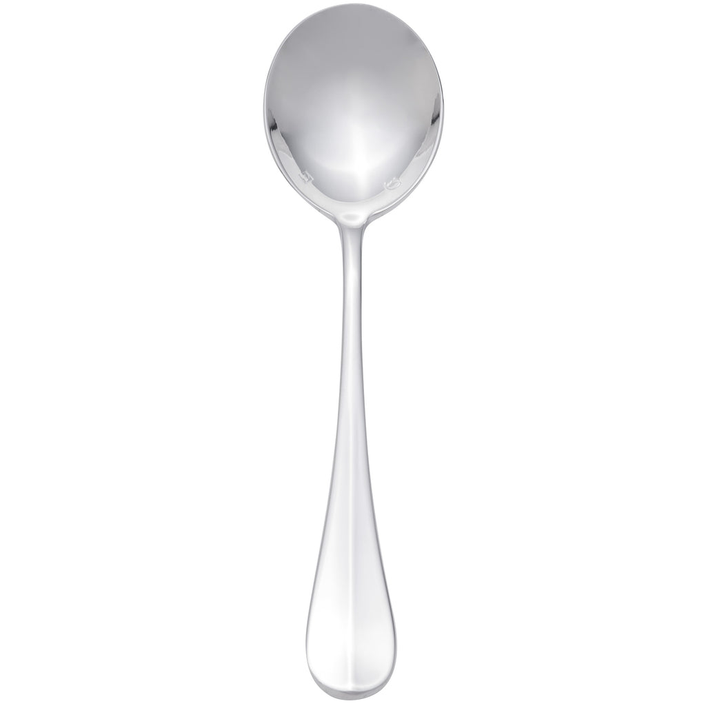 Chef & Sommelier T4909 Renzo 6 7/8" 18/10 Stainless Steel Extra Heavy Weight Soup Spoon by Arc Cardinal - 12/Pack