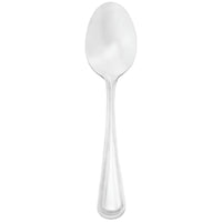 Walco 9229 Classic Bead 4 3/8" 18/10 Stainless Steel Extra Heavy Weight Demitasse Spoon - 12/Pack