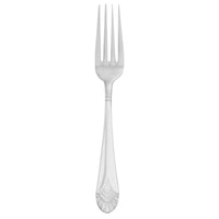 Walco 98051 Chalet 8 1/8" 18/10 Stainless Steel Extra Heavy Weight European Table Fork - 12/Pack