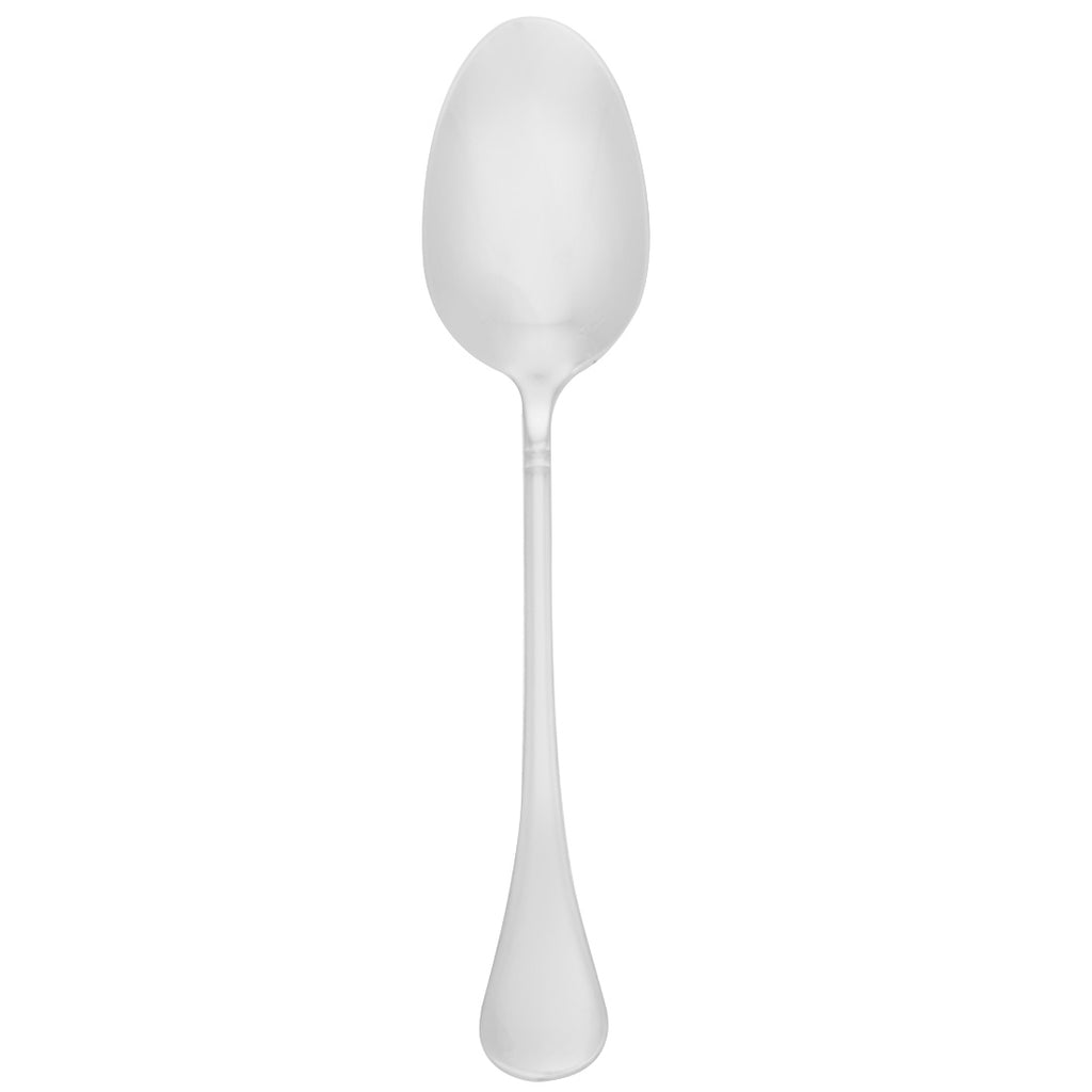 Walco 0703 Soho 8" 18/10 Stainless Steel Extra Heavy Weight Tablespoon / Serving Spoon - 12/Pack