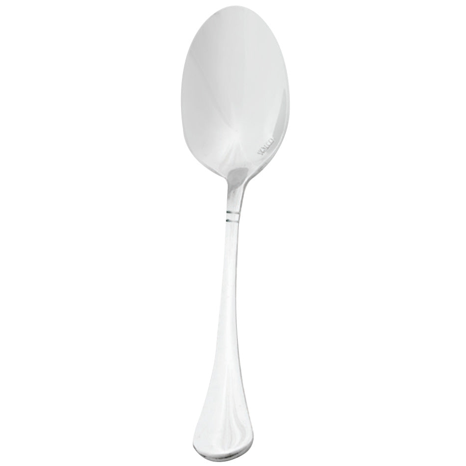 Walco 0707 Soho 7" 18/10 Stainless Steel Extra Heavy Weight Dessert Spoon - 12/Pack