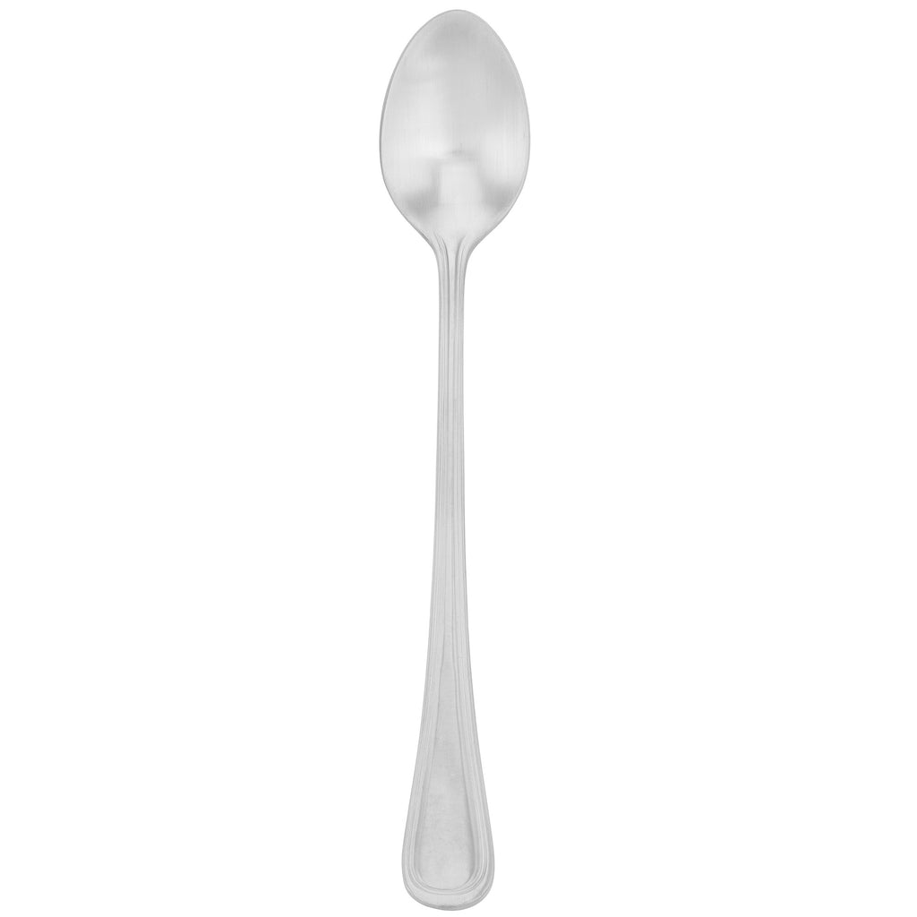 Walco 8104 Napa 7 1/8" 18/10 Stainless Steel Extra Heavy Weight Iced Tea Spoon - 12/Pack