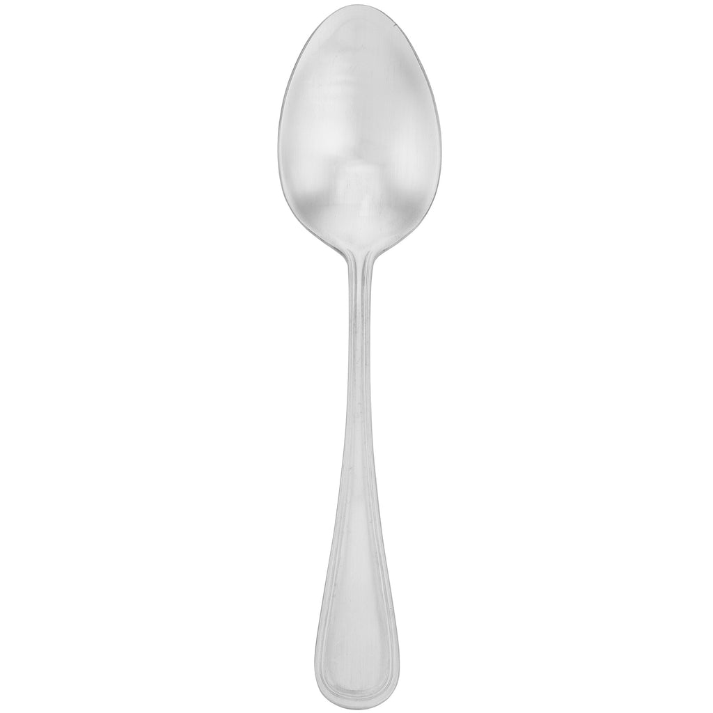 Walco 8107 Napa 7" 18/10 Stainless Steel Extra Heavy Weight Dessert Spoon - 12/Pack