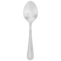 Walco 8129 Napa 4 1/4" 18/10 Stainless Steel Extra Heavy Weight Demitasse Spoon - 12/Pack