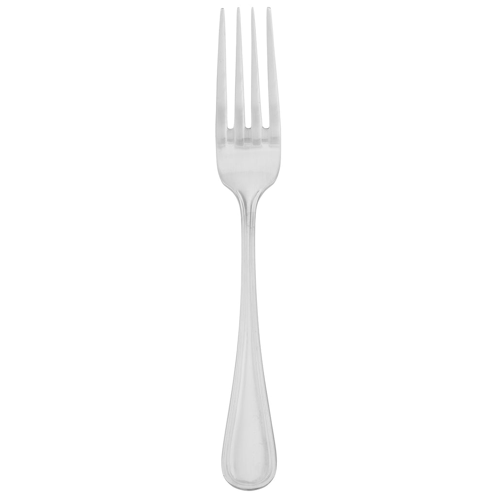 Walco 81051 Napa 8" 18/10 Stainless Steel Extra Heavy Weight European Dinner Fork - 12/Pack