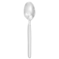 Walco S2529 Frosted Vogue 4 3/8" 18/10 Stainless Steel Extra Heavy Weight Demitasse Spoon - 12/Pack