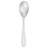 Walco 2003 Modernaire 8 3/8" 18/10 Stainless Steel Extra Heavy Weight Tablespoon / Serving Spoon - 12/Pack