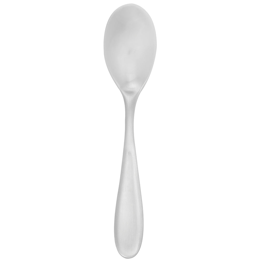 Walco 2029 Modernaire 4 3/8" 18/10 Stainless Steel Extra Heavy Weight Demitasse Spoon - 12/Pack