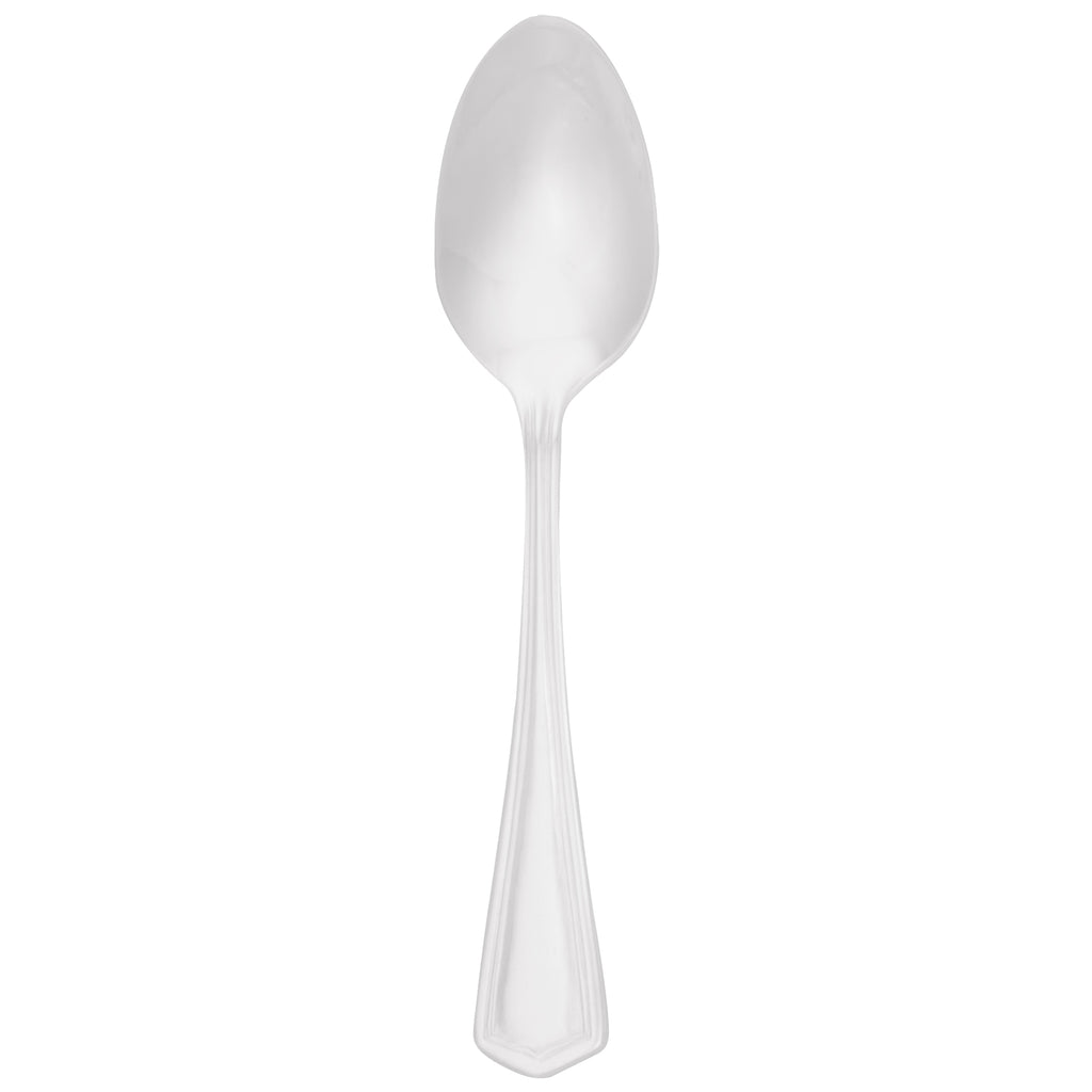 Walco 4429 Classic Silver 4 3/8" 18/10 Silver Plated Extra Heavy Weight Demitasse Spoon - 12/Pack