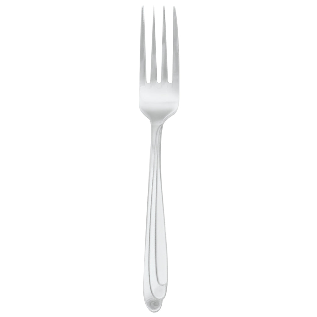 Walco 1905 Continuo 7 5/8" 18/10 Stainless Steel Extra Heavy Weight Dinner Fork - 12/Pack