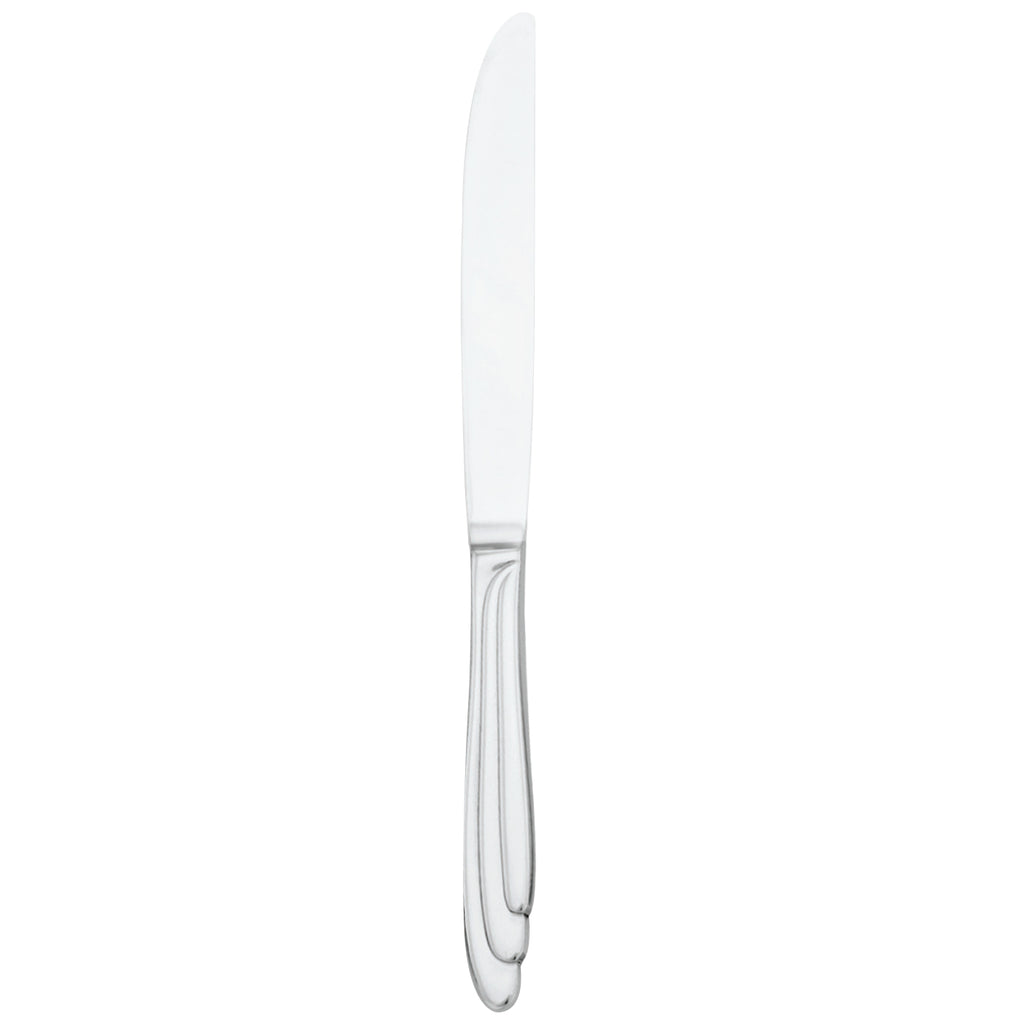Walco 19451 Continuo 9 3/4" 18/10 Stainless Steel Extra Heavy Weight European Table Knife - 12/Pack