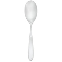 Walco 2007 Modernaire 6 15/16" 18/10 Stainless Steel Extra Heavy Weight Dessert Spoon - 12/Pack