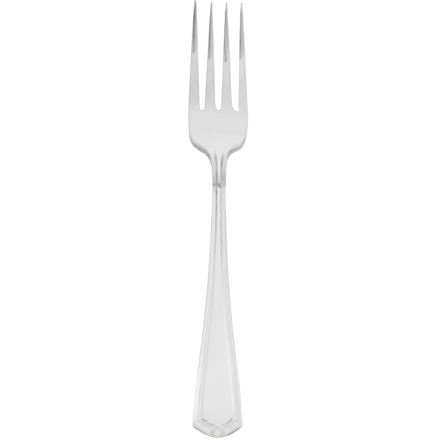 Walco 4405 Classic Silver 7 1/4" 18/10 Silver Plated Extra Heavy Weight Dinner Fork - 12/Pack