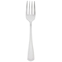 Walco 4406 Classic Silver 6 5/8" 18/10 Silver Plated Extra Heavy Weight Salad Fork - 12/Pack
