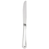 Walco 44451 Classic Silver 9 1/2" 18/10 Silver Plated Extra Heavy Weight Dinner Knife - 12/Pack