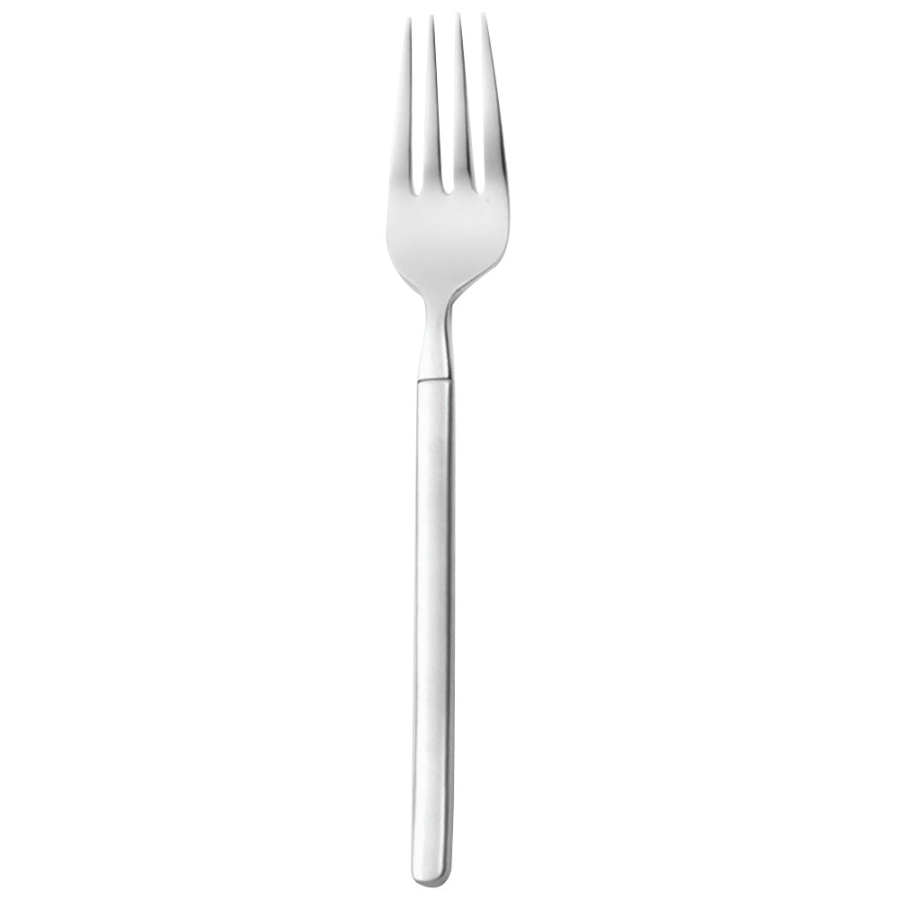 Bon Chef S2505 Elegant 7 1/2" 18/10 Stainless Steel Extra Heavy Weight Dinner Fork - 12/Pack
