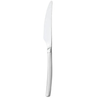Walco S25451 Frosted Vogue 9 3/4" 18/10 Stainless Steel Extra Heavy Weight European Table Knife - 12/Pack