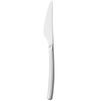 Walco S2545 Frosted Vogue 8 13/16" 18/10 Stainless Steel Extra Heavy Weight Dinner Knife - 12/Pack